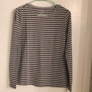 Talbots striped long sleeve top XS